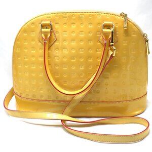 Arcadia Handbag in Butter Yellow (Top Handles + Long Removable Strap)